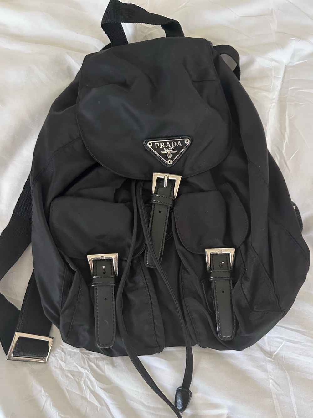 Prada Black Nylon Backpack - Picture 8 of 9